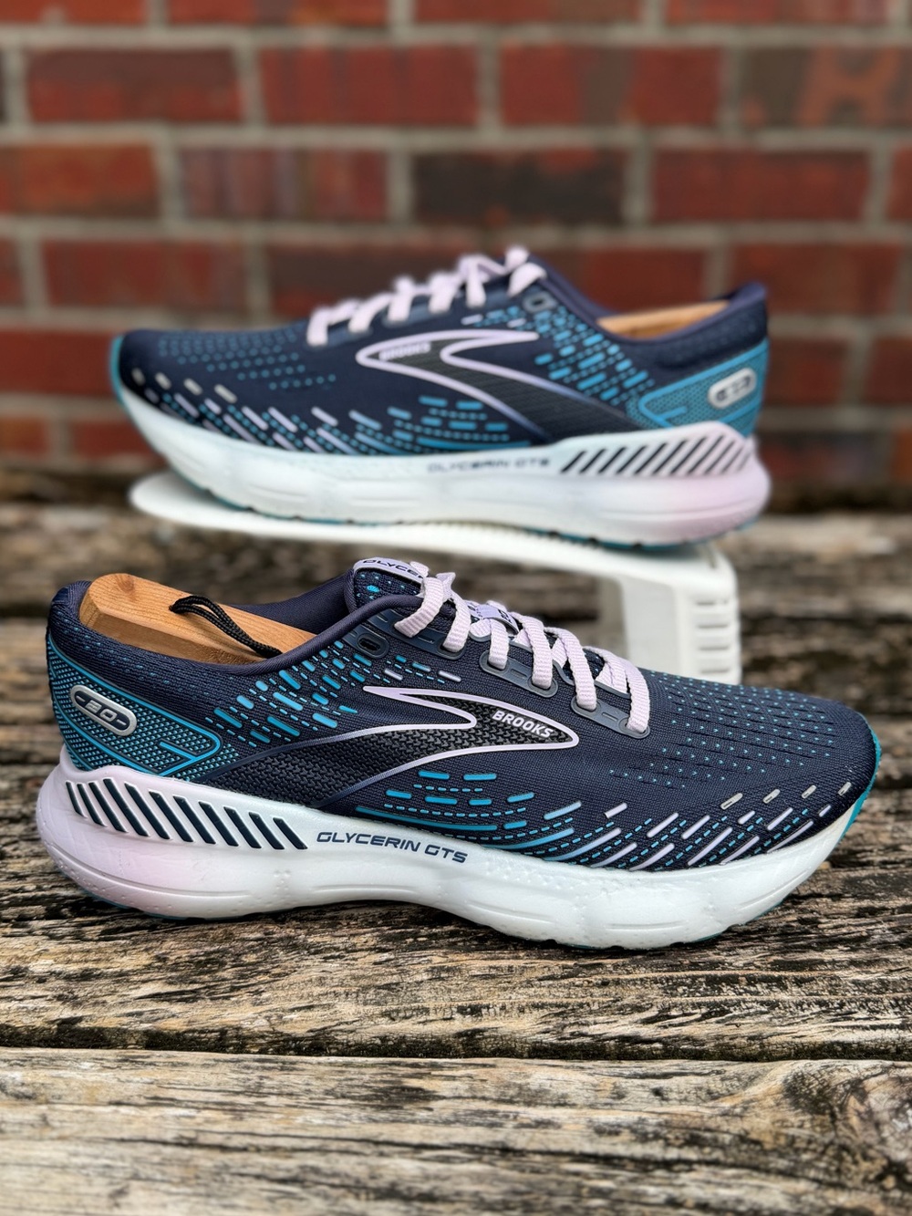 Brooks Glycerin GTS 20 Supportive Women’s Sz 8.5 Peacoat Ocean Running Shoes P4